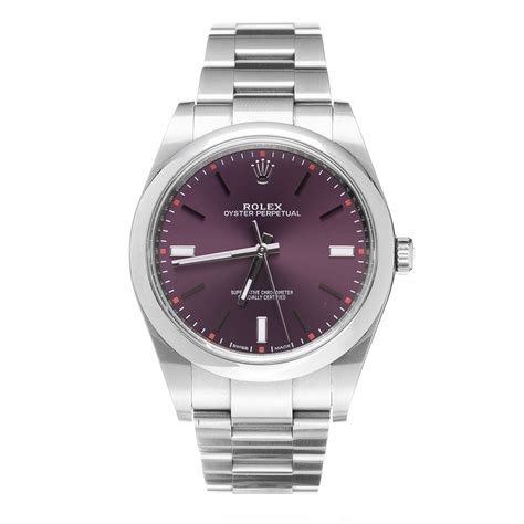 rolex purple oyster|Rolex Oyster perpetual 126000.